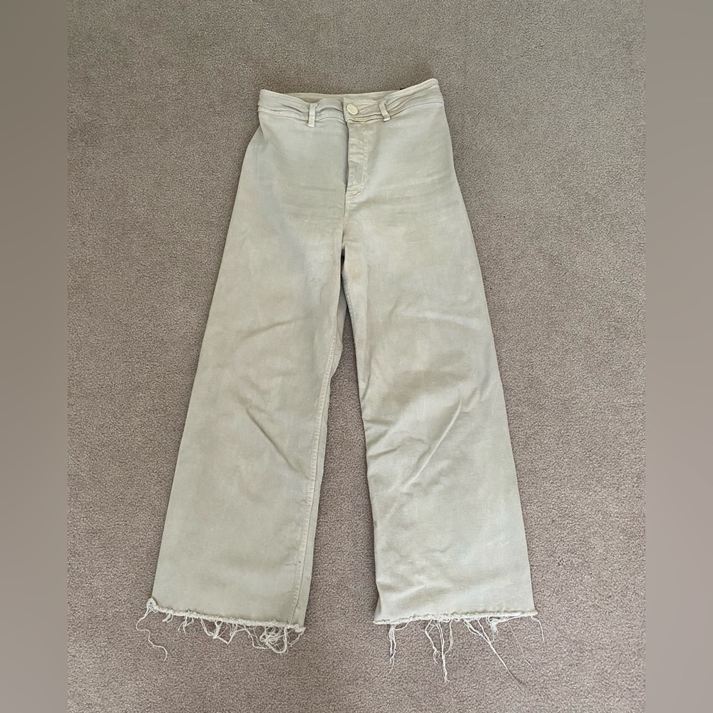 Zara marine straight pants